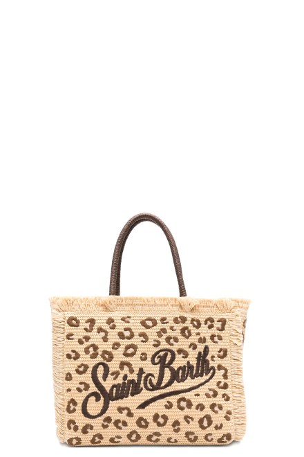 Τσαντα Vanity Straw N Shoulder VANI021-00349L leopard 18 emb