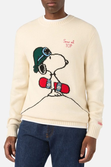 Πουλοβερ Bombardino BOMD005-03340M snoopy snow boarder 10 emb