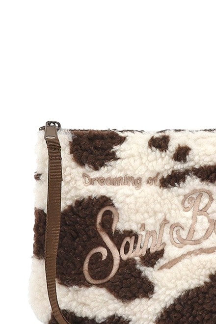 Τσαντακι Aline Teddy-Pochette ALI0023-01973M cow skin 1018 emb