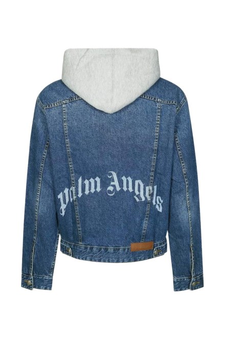 Μπουφαν Curved Logo Denim PMYE05CS26DEN005 4408-medium blue melange grey