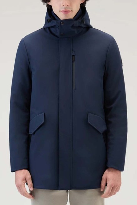 Coat Barrow Mac Soft Shell Coat CFWOOU0792MRUT3496 3989 melton blue