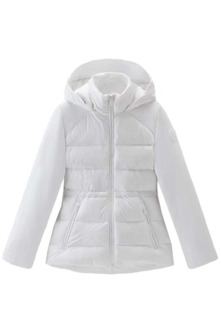 Jacket Soft Shell Down Quilted Hybrid CFWWOU0891FRUT3496 8637 natural white