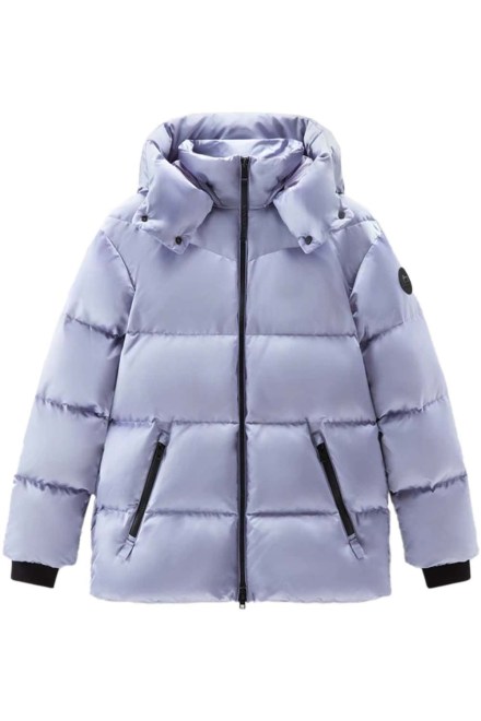 Jacket Satin Logo Puffer CFWWOU0900FRUT3513 31095 silver sky