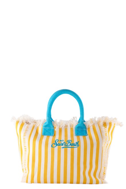 Τσαντα Vanity Borsa Canvas VANI001-02922H sb beach stripes v 9101 emb