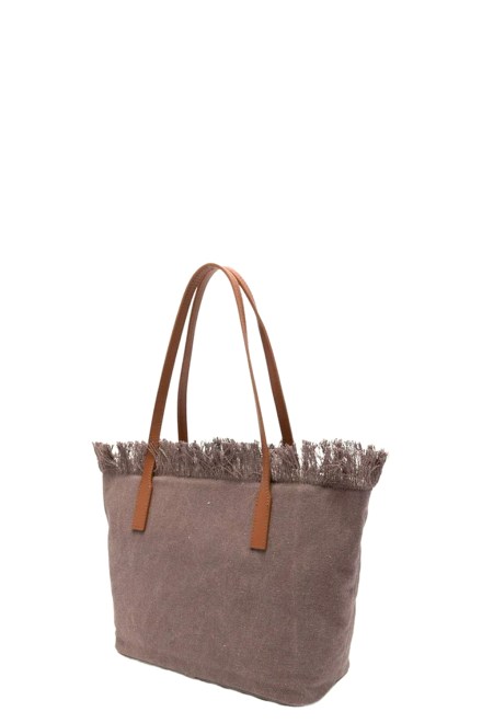 Τσαντα City Mid Fringe Shoulder CBMF001-01742L canvas 18 emb