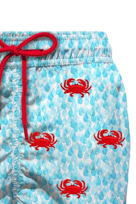 Μαγιο Ultralight Embroidered Swim Short LIG0010-02012F mini crab drop 31