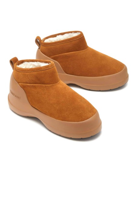 Μποτακια Mb Luna Low Boot Suede 80D2480040-M008 cognac