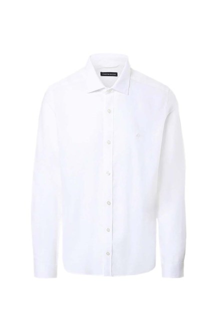 Shirt Upbeat Summer Shirt L/S Regular Spread Collar 664114 0101 white
