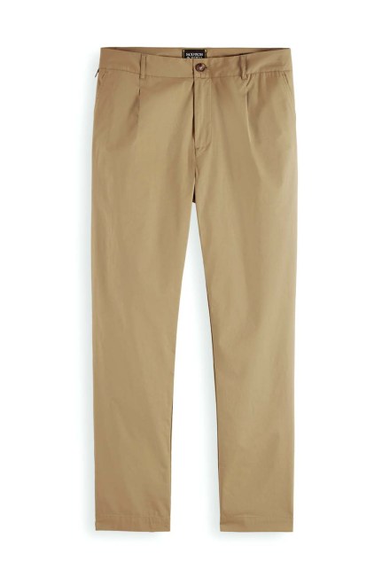 Παντελονι Blake- Lightweight Poplin Pleated Chino 171535 SC0414 khaki