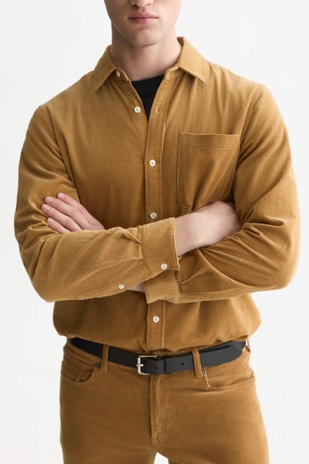 Shirt Corduroy Regular Fit 183699 230 dijon