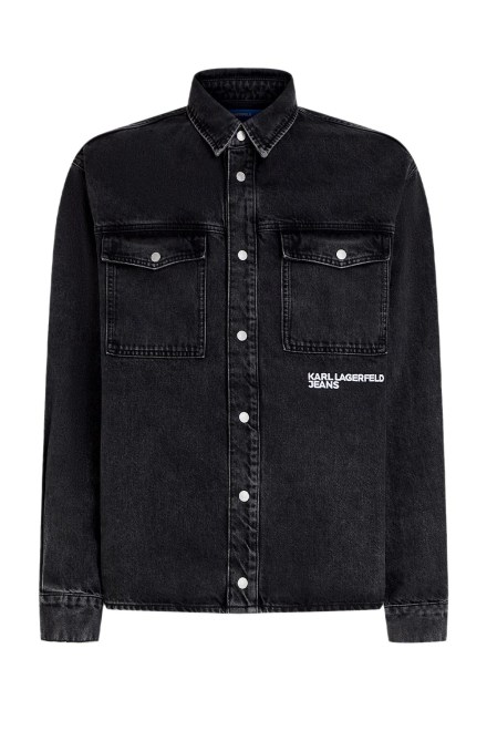 Shirt Klj Karlism Overshirt B3M16005 1bj washed black