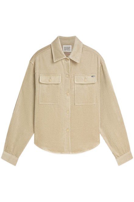 Shirt Corduroy U9B01730T 090 aluminum