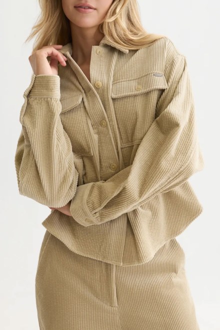 Shirt Corduroy U9B01730T 090 aluminum