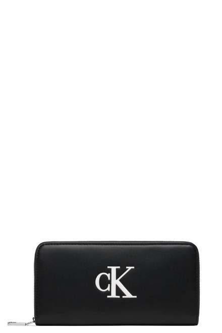 Πορτοφολι Raised Ck Long Zip Around LV04F1077G 3L2 black/white